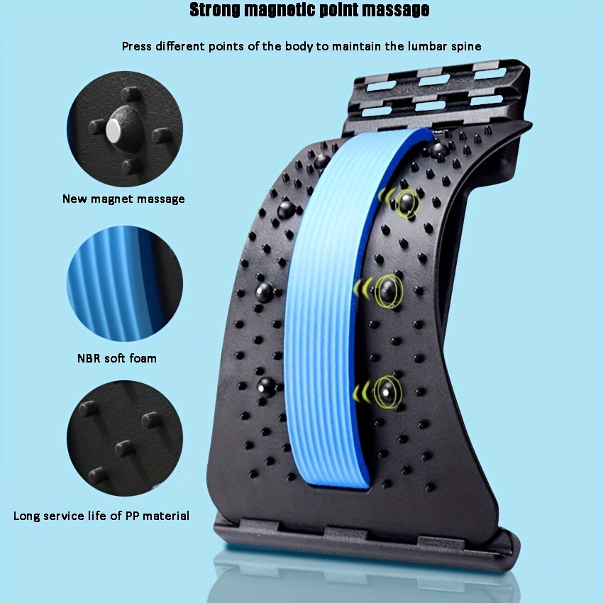 Back Cracker Popper Board Device Massager, Chair Car Neck Stretcher Spinal  Lower Upper Muscle Stretching Equipment Cervical Traction Spine  Decompression Siatica Treatment Nooro Whole Homedics Body Flex Corrector  Plastic Can Bear A