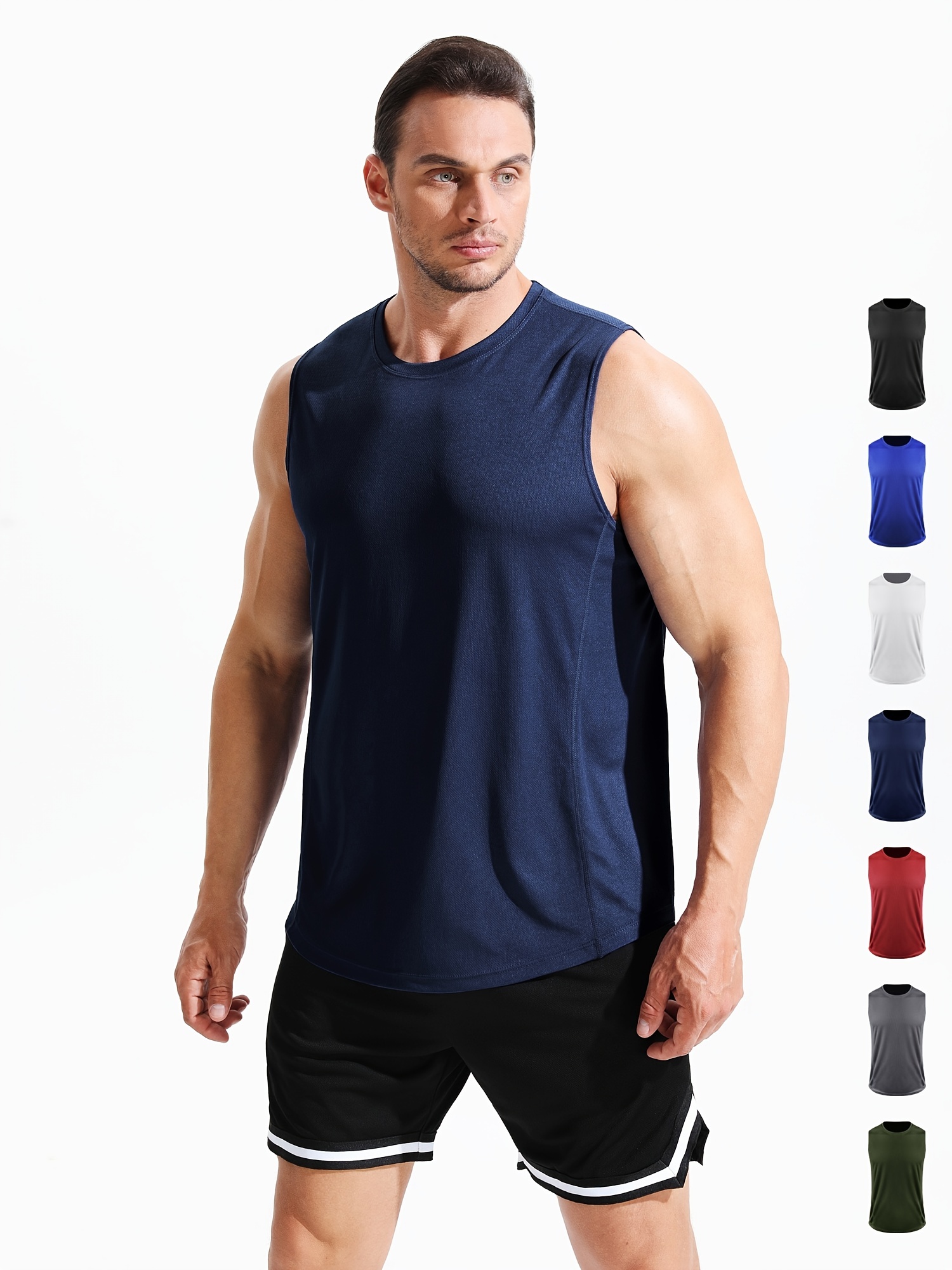 Cotton Vest Men's Sleeveless T-Shirt Summer Quick-Drying Basketball Sports  Fitness Training Outside Wear Vest T - China Men T-Shirts and Custom  T-Shirts price
