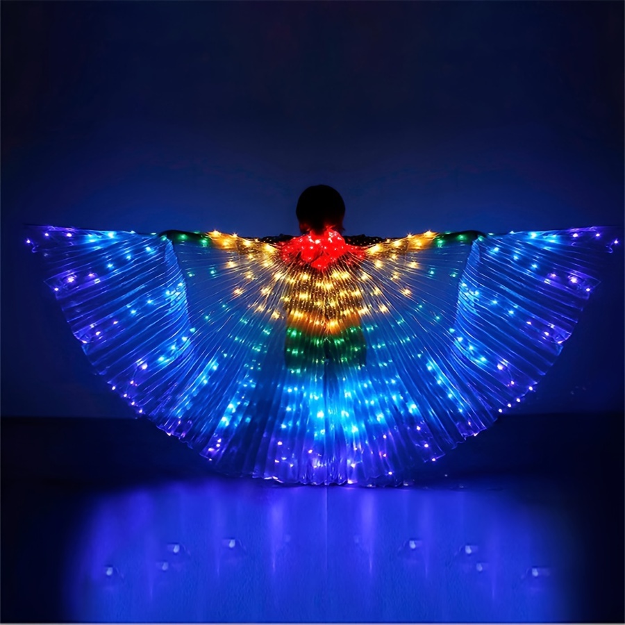 Cool Eye catching Led Light Cloak Halloween Christmas Temu