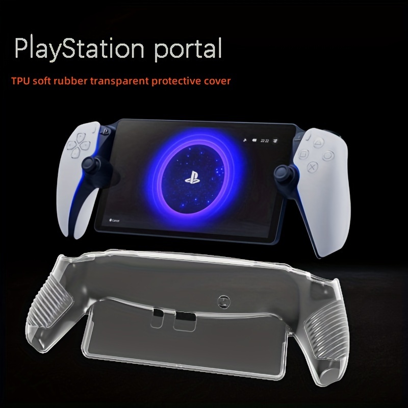 Funda protectora para Sony PlayStation Portal, carcasa transparente  antideslizante de TPU, accesorios para consola de juegos - AliExpress
