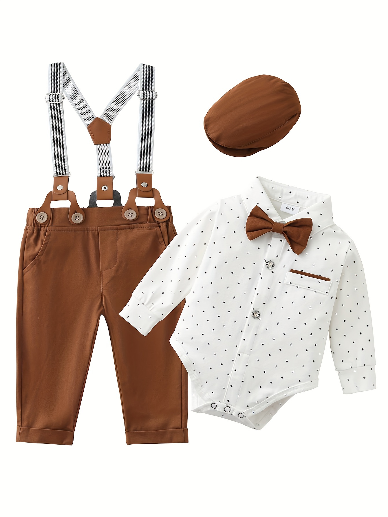 Baby Boy Suits 12-18 Months Coco&RARA Baby Boy Tuxedo Set