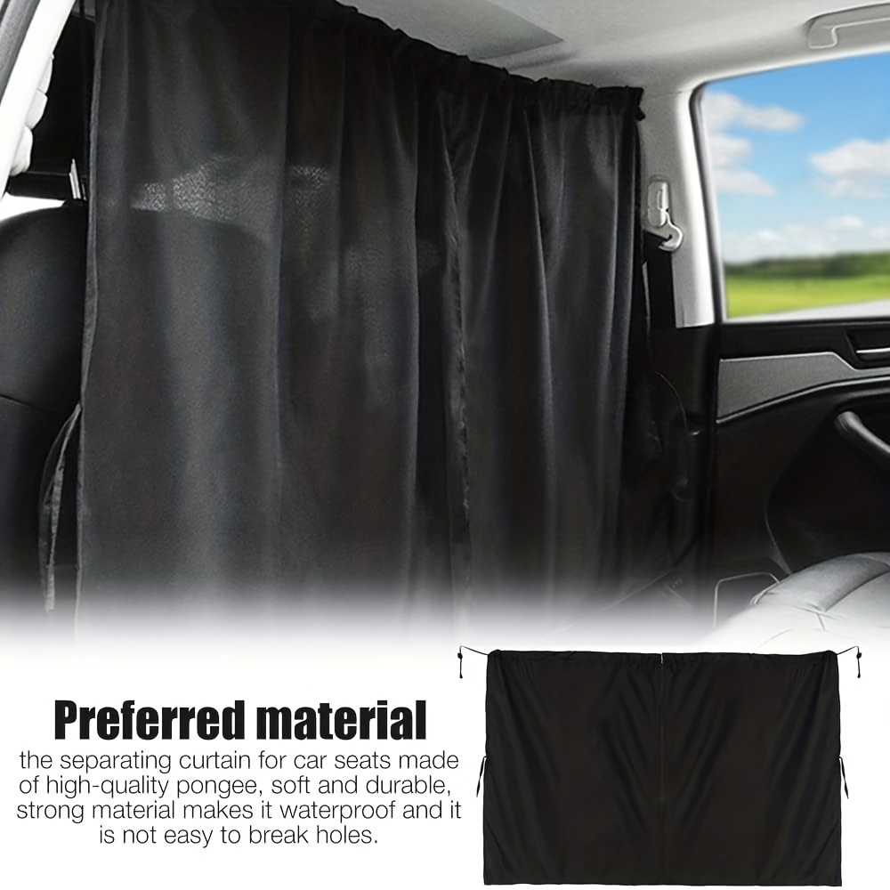 Car Partition Curtain Removable Privacy Car Curtain Rear - Temu