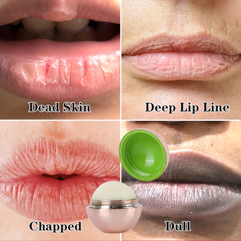 Organic Rose Lip Balm Ball Natural Moisturizer