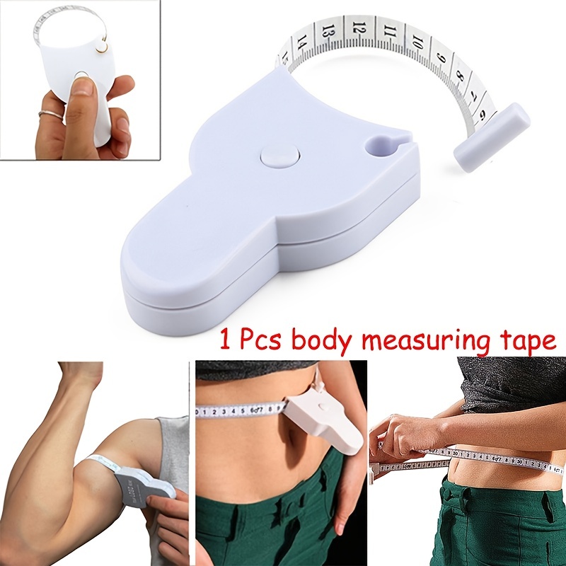 1pc Automatic Body Measuring Tape For Measuring Waist, Arms, Thighs, Head  Circumference