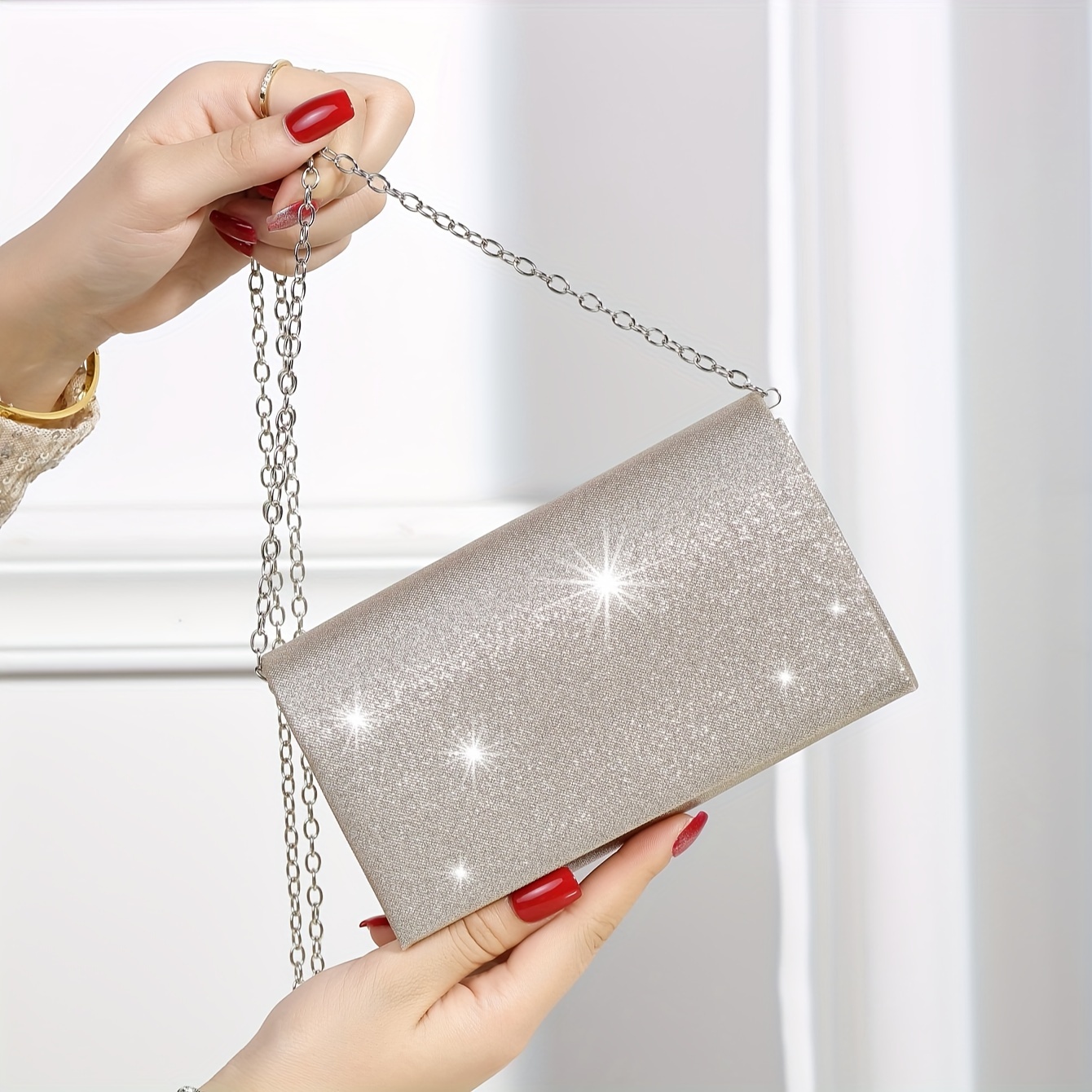 Cartera brillante new arrivals