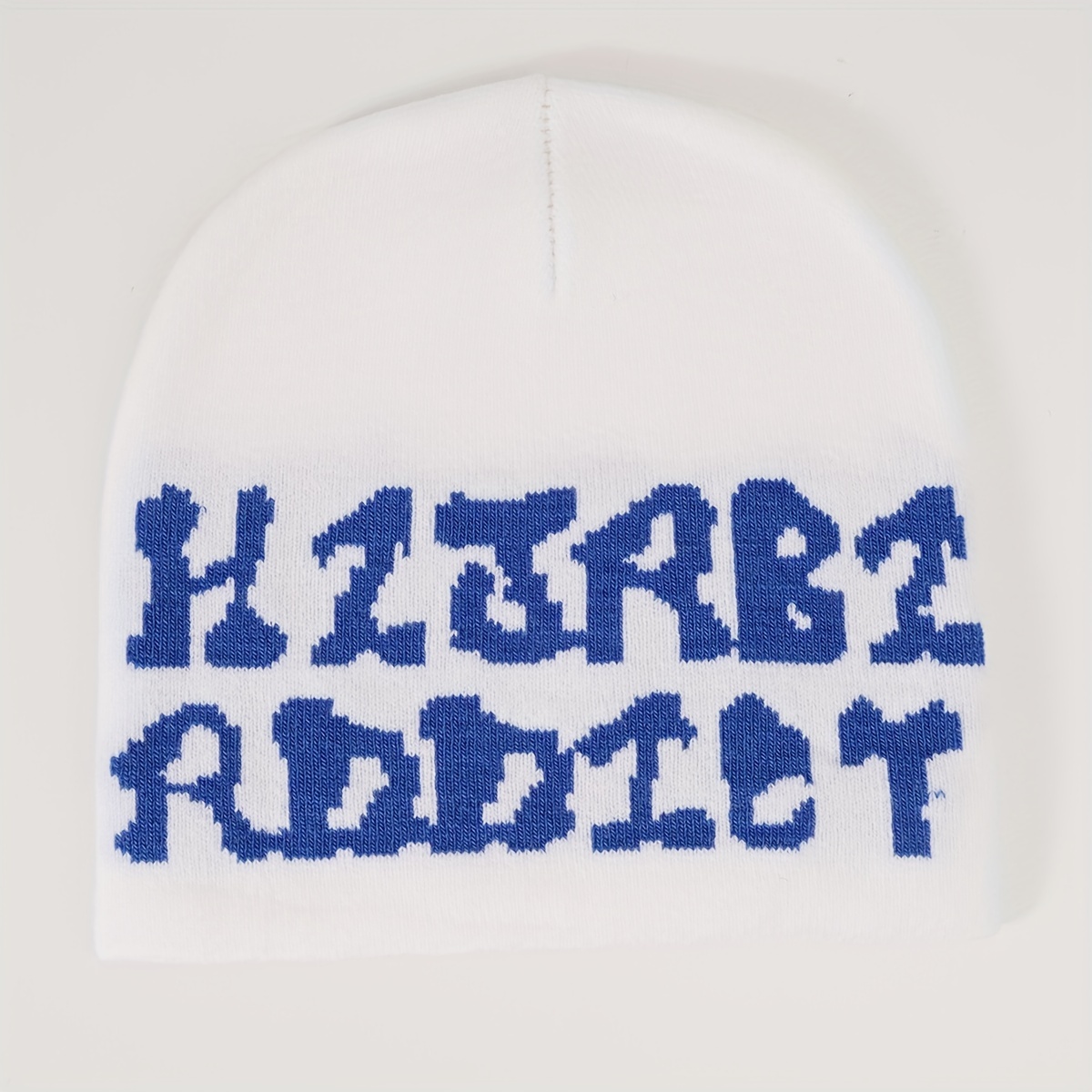 Letter Knitted Hat Breathable All-match Beanie Hat Woolen Hat
