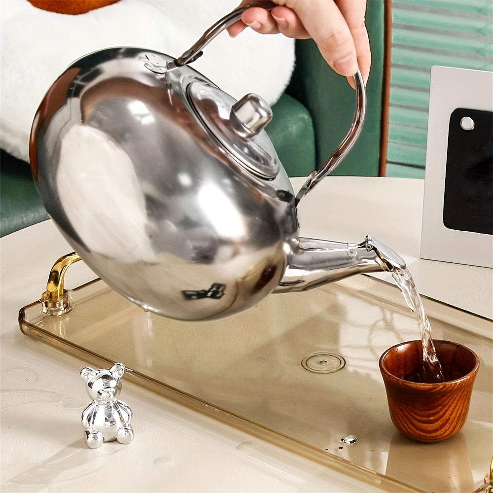 1.0L/1.5L/1.8L Stainless Steel Teapot Thicken Small Tea Kettle