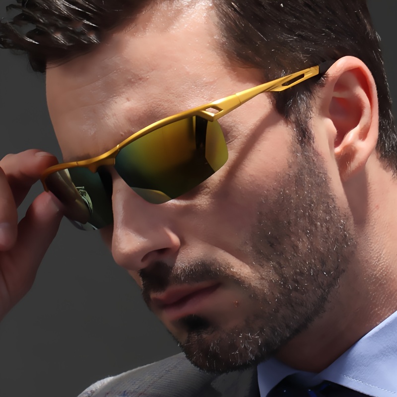Mens Uv Protection Polarized Sunglasses Driving Fishing Hiking Golf -  Jewelry & Accessories - Temu