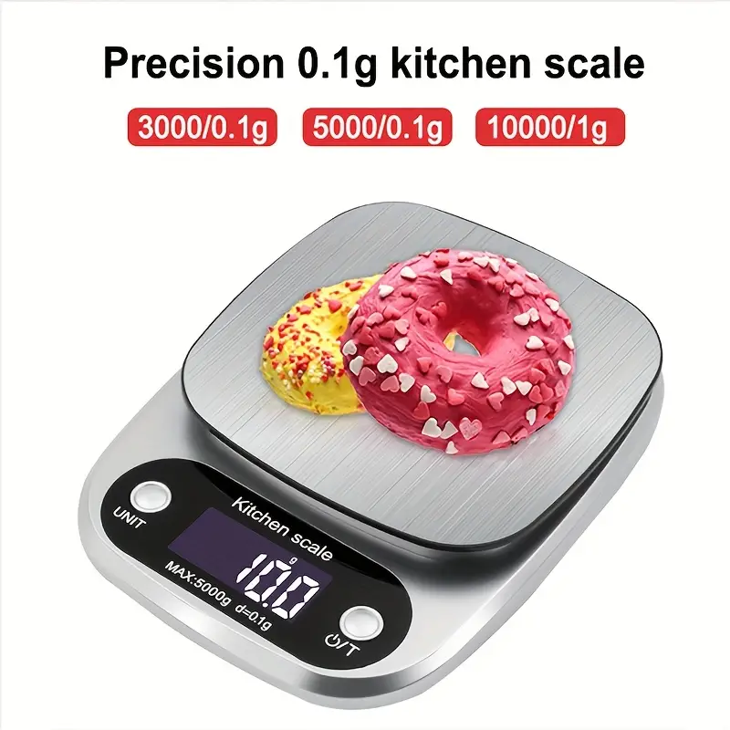 Scale High precision Stainless Steel Digital Kitchen Scale - Temu