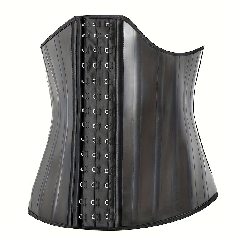 Slimming Latex Corset with 15 Steel Bones for Women - Waist Trainer Belt  for Weight Loss and Tummy Control