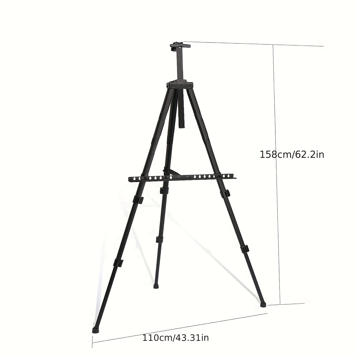 Easel Stand With Tray Aluminum Metal Art Easel Artist Tripod - Temu