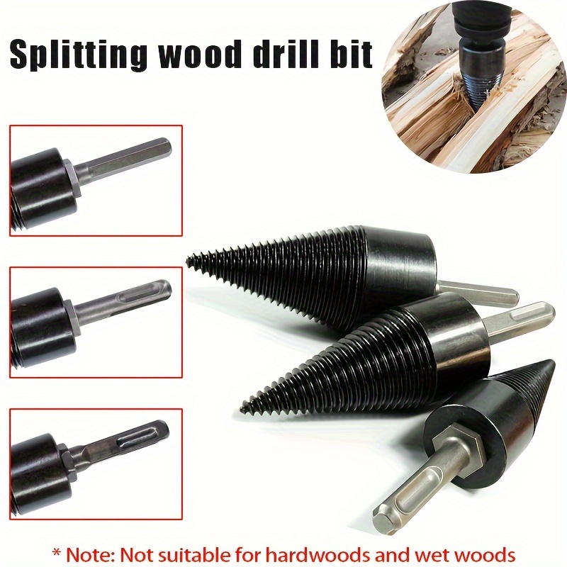 Splitting wood deals with hammer drill