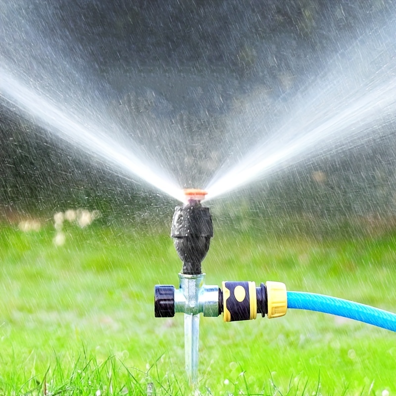 1pc Garten-sprinkler, 360-grad-automatik-wassersprinkler Für Gartenrasen,  Gleichmäßige Und Präzise Sprühung, Für Große Rasenflächen - Terrasse, Rasen  & Garten - Temu