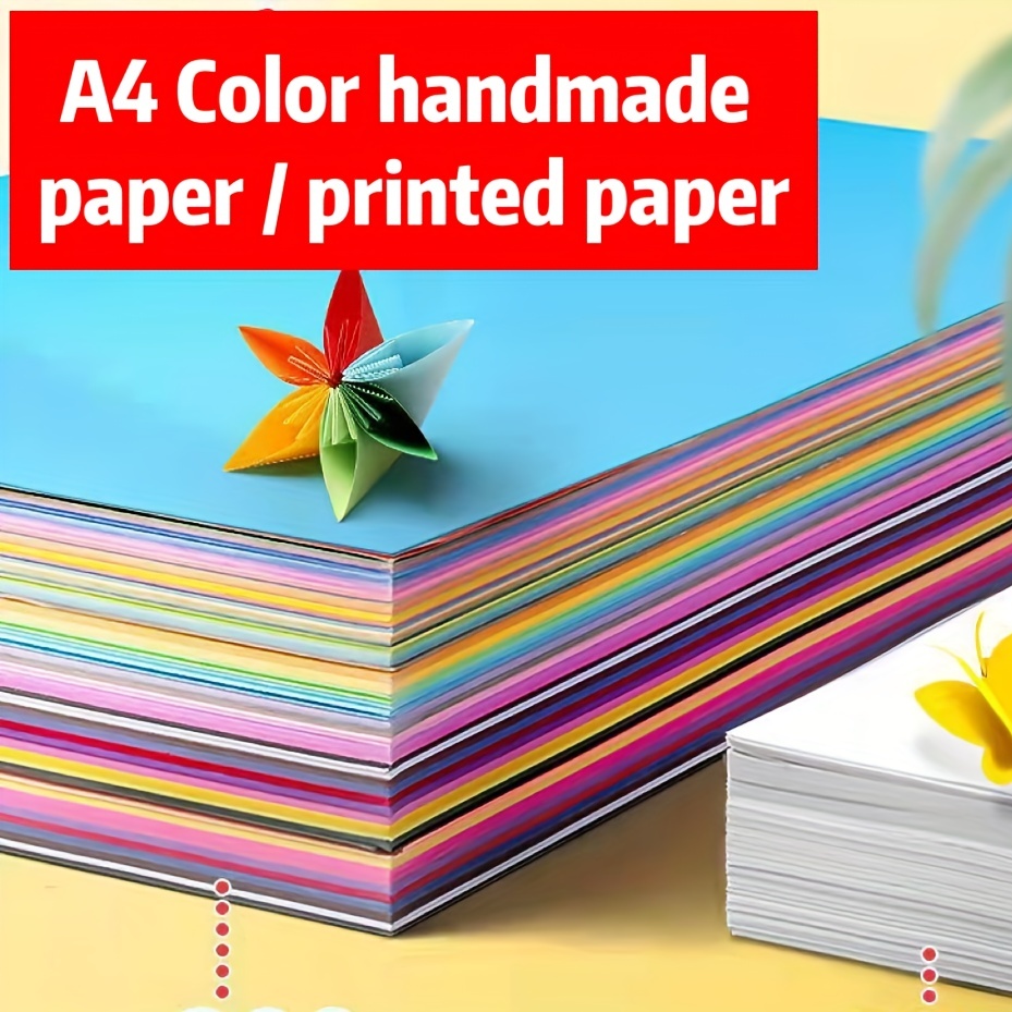 100 Sheet A4 Colorful Copy Paper 80G 20 Colors Can Choose for DIY