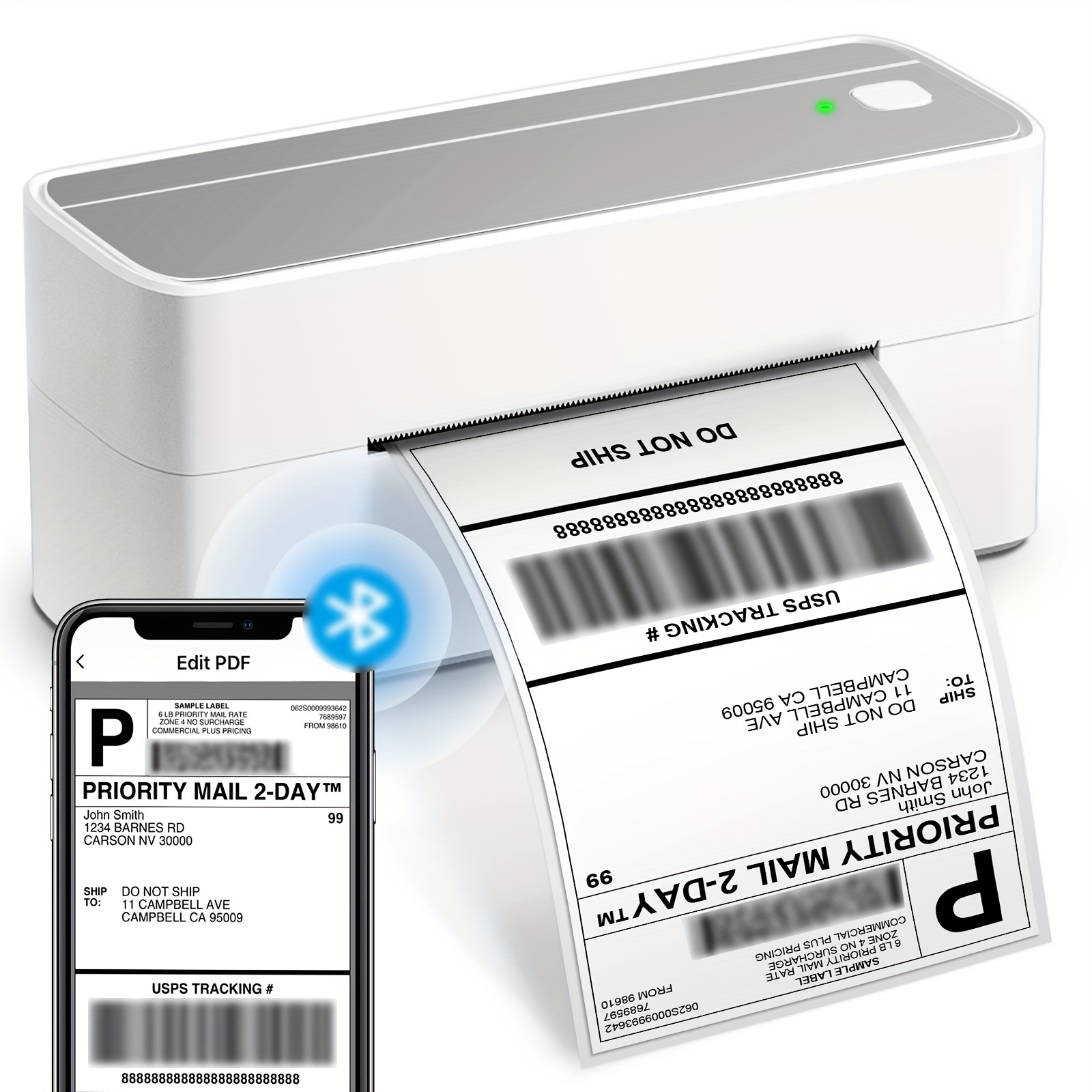 Phomemo 4x6 Shipping Labels For D520BT Label Printers