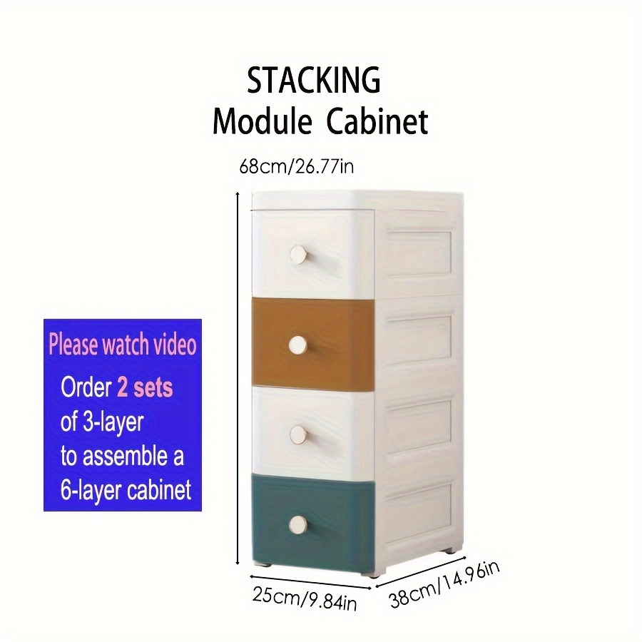 Corner Storage Drawer Cabinet Stackable Clothes Storage Box - Temu