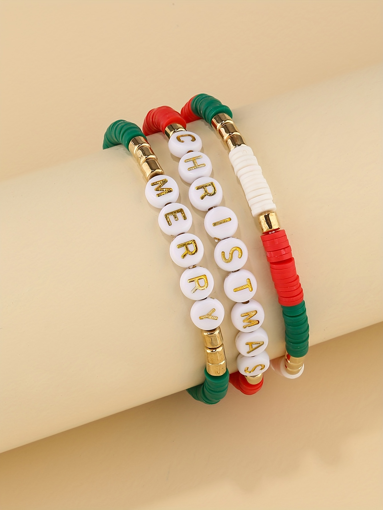 Christmas Element Soft Pottery String Merry Christmas Letter - Temu