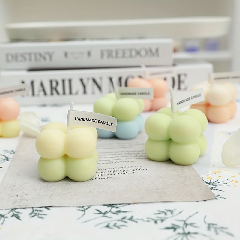 6 Cavity Small Birthday Decorative Candles Shape Mold Candle