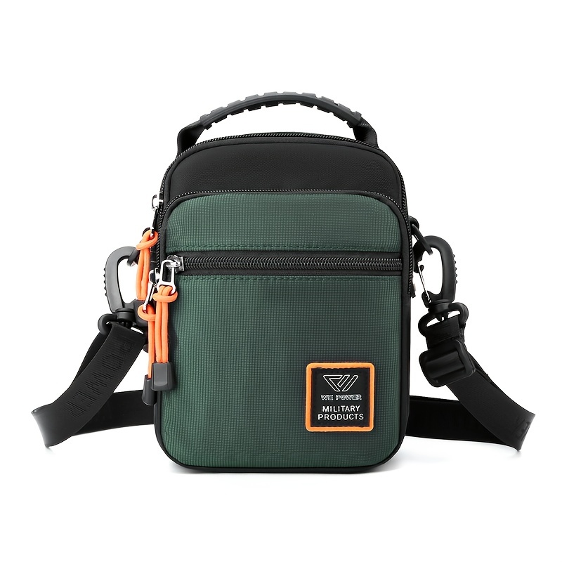 Multi-Pouch Crossbody Bag - Green