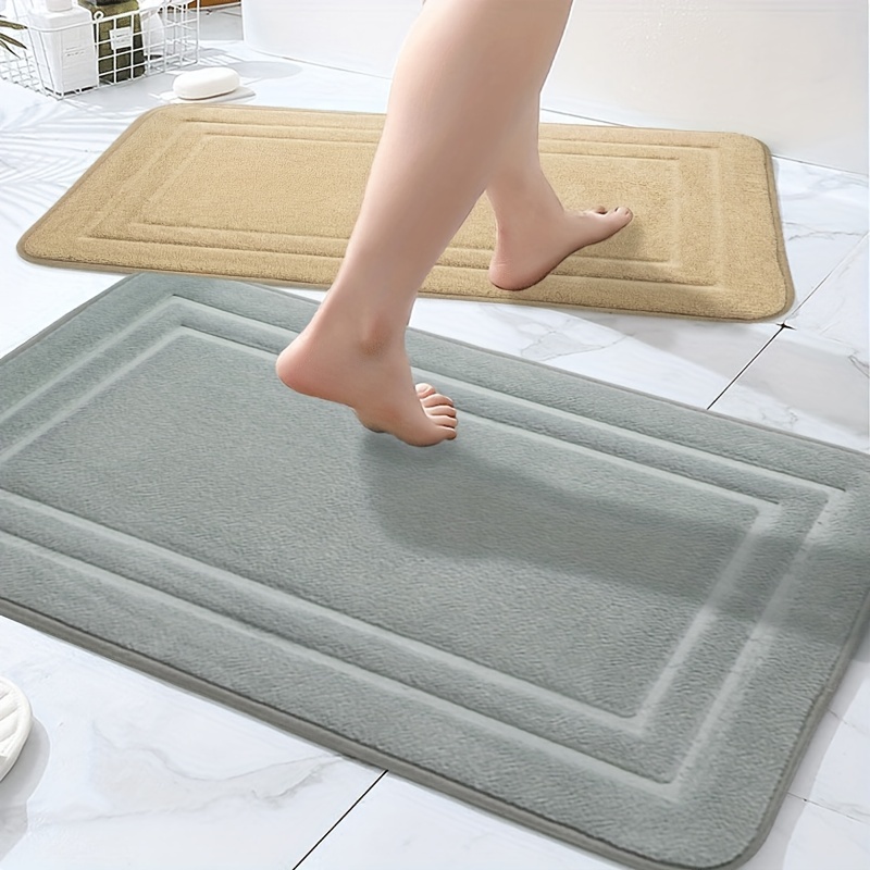 Water Absorbent Bathroom Mat Non Slip Entrance Doormat 