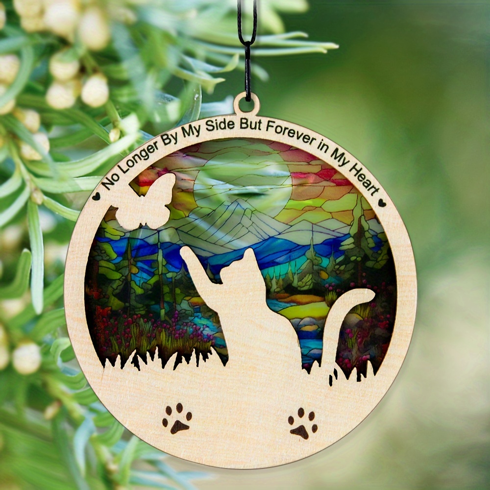 Lost Pet Ornament Dog Lovers Acrylic and Wood Ornament