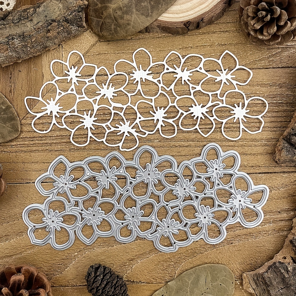 

Lovely Flower Border Background Metal Cutting Dies For Diy Scrapbooking Album Greeting Cards Home Decoration Holiday Blessing Eid Al-adha Mubarak