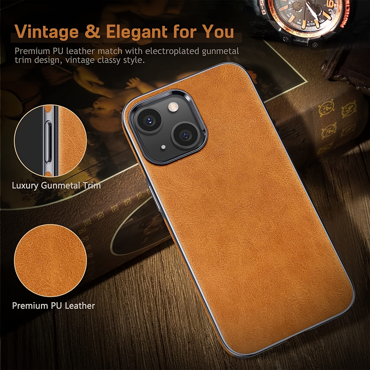  LOHASIC Magnetic Case for iPhone 14 Pro Max Leather