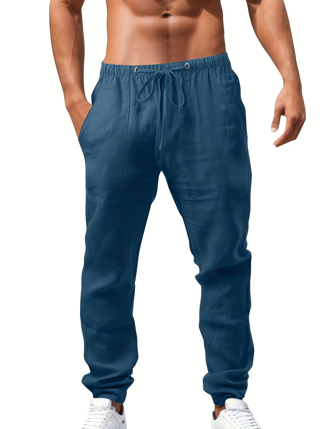 Men's Zip Pocket Highly Stretch Fitness Pants Sweat wicking - Temu
