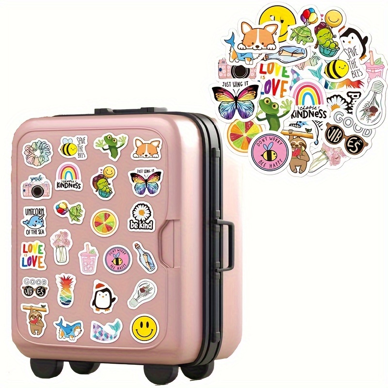 arme 100 Pcs Stickers Pack,Cute Colorful Waterproof Stickers,Vinyl Art Stickers.Stickers for Water Bottles,Skateboards and Notebooks, Laptop