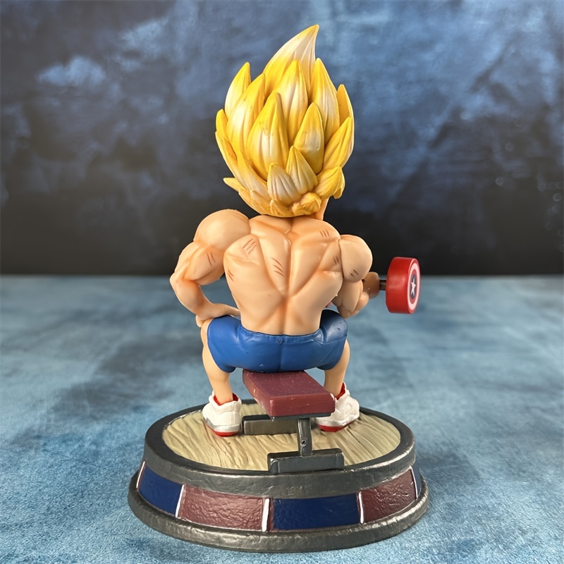 Fitness Muscle Lifting Dumbbell Cartoon Character Statue, Cartoon Model,  Handmade, Collectible, Desktop Decoration, Car Interior, Perfect Choice For  H