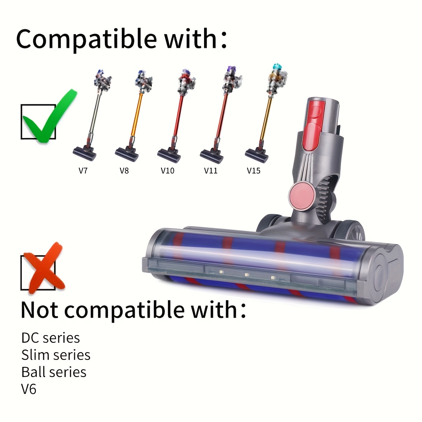 Suitable For Vacuum Cleaner Accessories V7 v8 v10 v11 - Temu