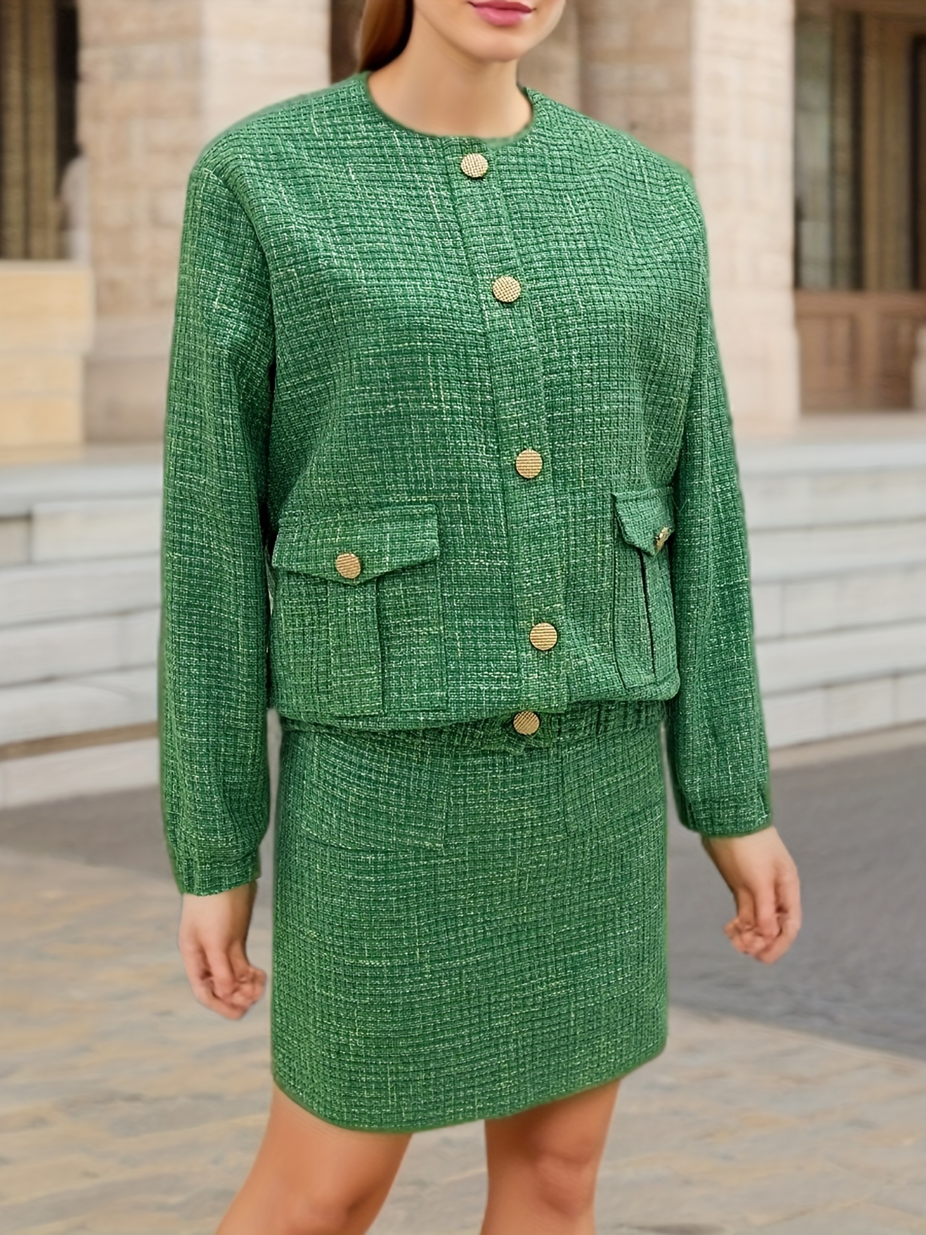 Women's Green Suit Blazers, Pants, Skirts & Dresses