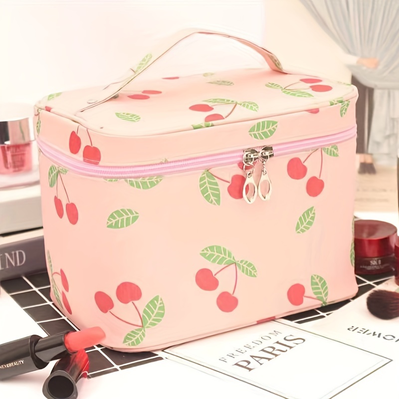 TEMU Cosmetic Bag, Large Capacity Multi Functional Waterproof Storage Bag, Portable Travel Toiletry Bag