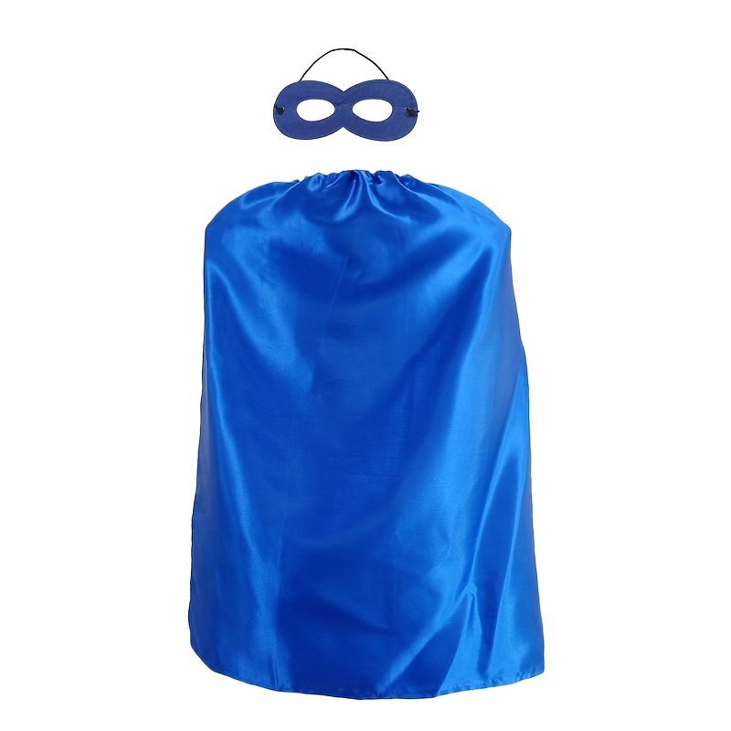  D.Q.Z Capa y máscara de superhéroe para niños, capa de  superhéroe para niños, disfraz de Halloween, regalos de fiesta de  cumpleaños (azul y rojo) : Ropa, Zapatos y Joyería