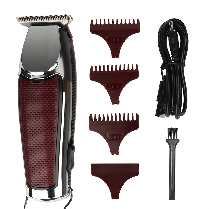 Hair Clipper Beard Trimmer USB Rechargeable High Performance 4 Sizes T-Blade