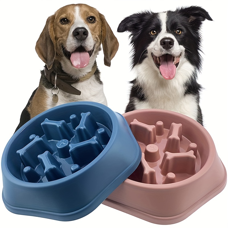 Interactive Slow Feeder Dog Bowl - Bloat Stop Design For Healthy Eating And  Digestion - Temu