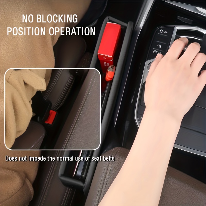 Car Seat Gap Organiser, Seat Storage Gap Filler, Car Console Side Pock –  Interior Auto Tech