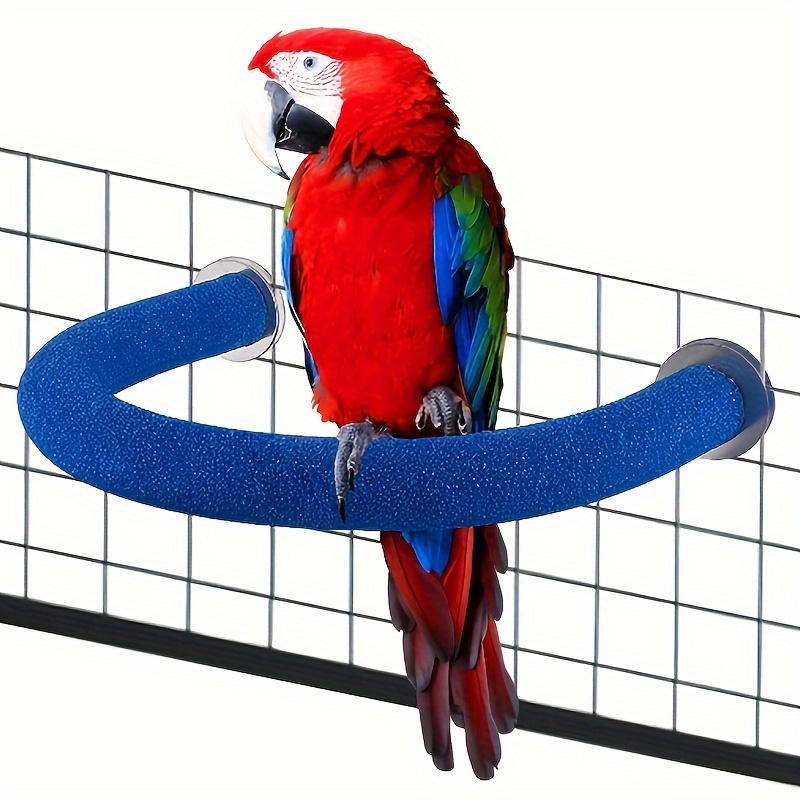 2pcs Parrot Bird Perches Natural Wood Bird Standing Stick Parrot Perch  Stand Platform Wooden Exercise Climbing Paw Grinding Toy Birdcage  Accessories