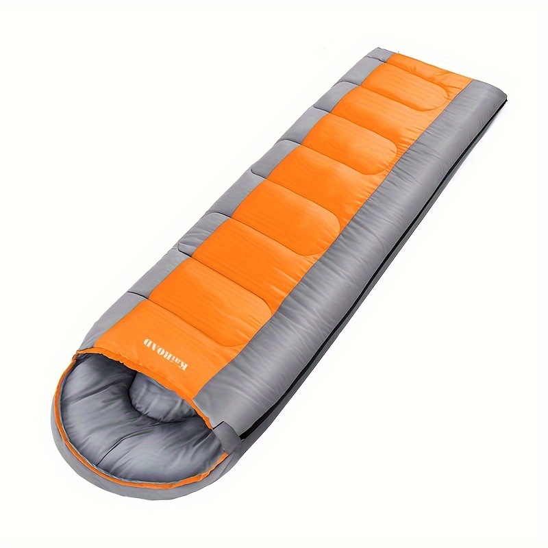 Sac de Couchage de Camping Isolé Pour Adultes Double/Single Size, Sac  de Couchage D'hiver Chaud Et Épais Avec Fermeture À Glissière, Design Re