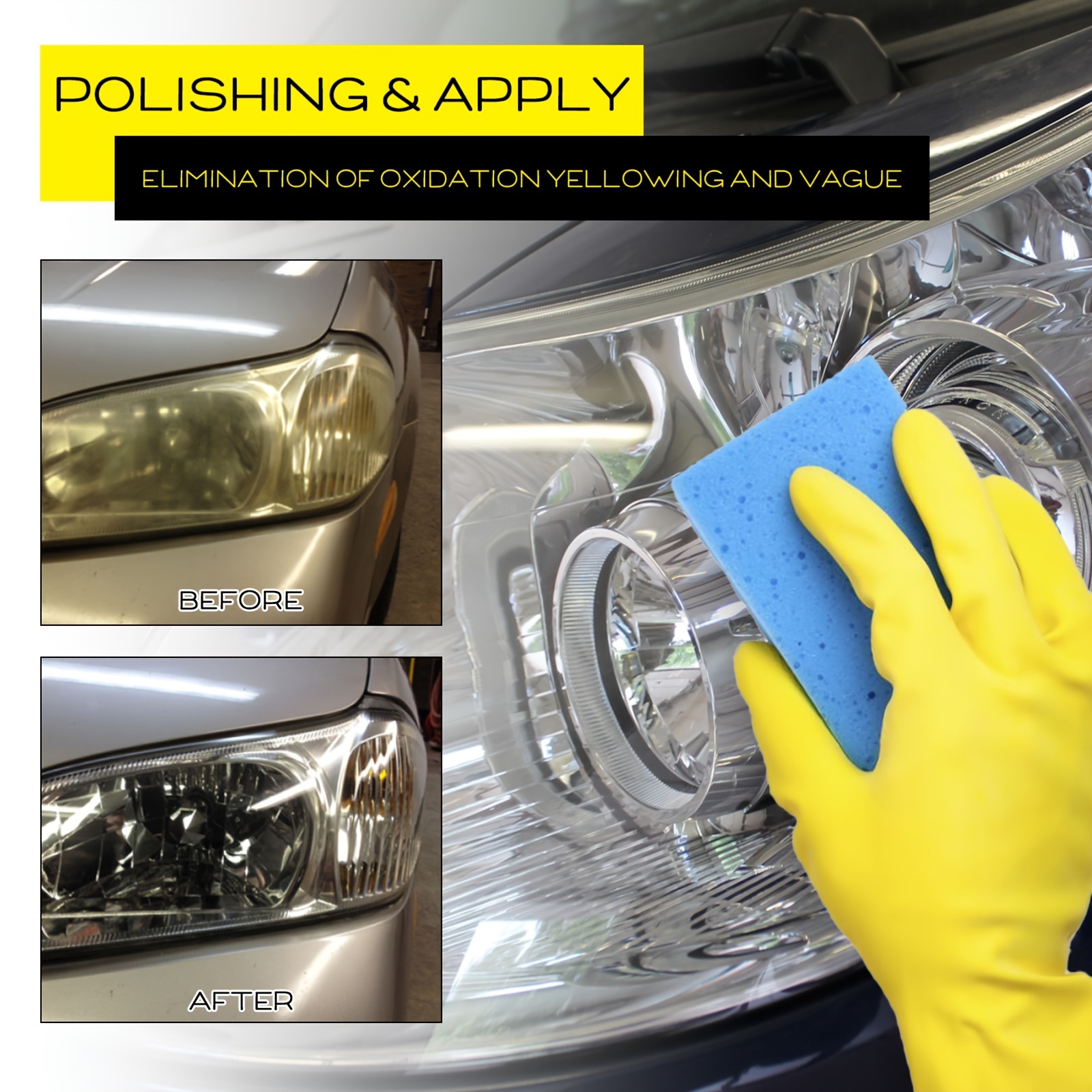 Car Headlight Restore Coating Refurbishing Agent Headlight Care Polish  Agent, Preventing Scratches Jb-xpcs8 - Temu