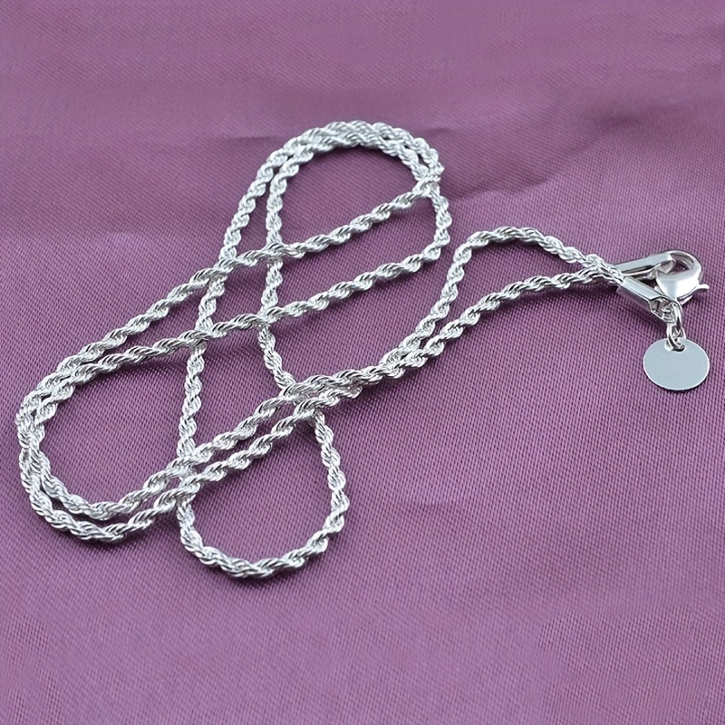 3 Colors 925 Sterling Silver Necklace Chain Extender For Diy - Temu