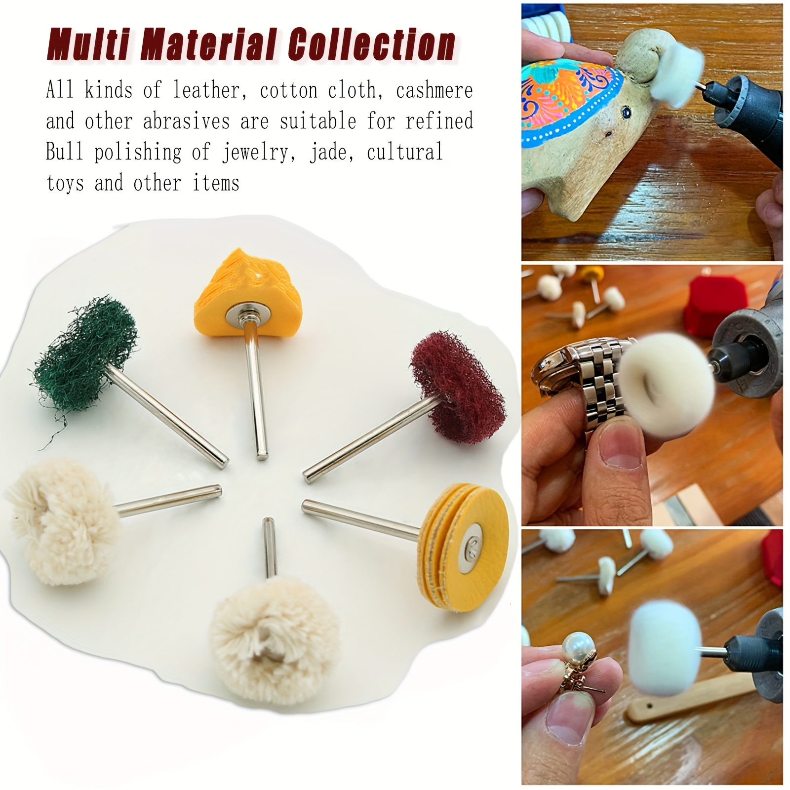 Mini Drill Abrasive Brush Shank Nylon Buffing Polishing - Temu