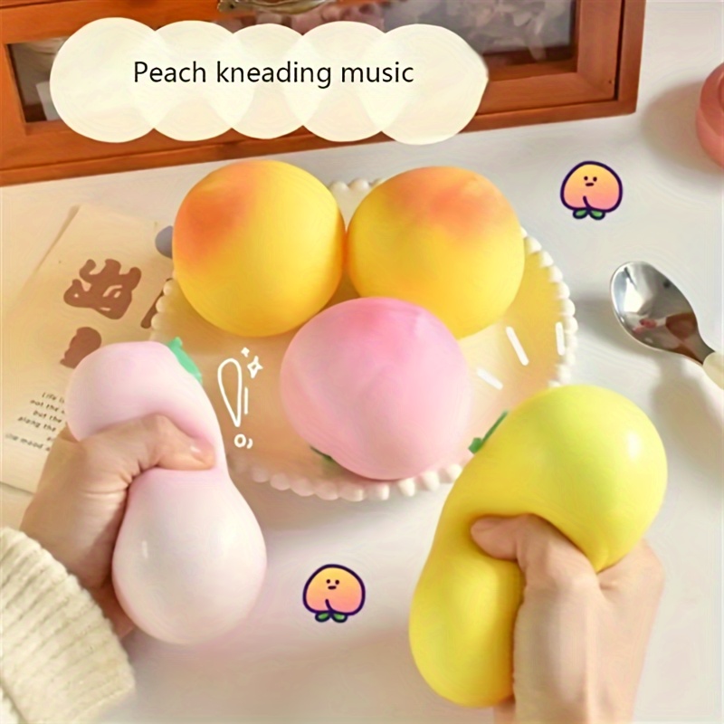 2pcs Stress Reliever Ball Mochi Breast Boob Squishy Focus Squeeze Toy Fun  Adult toys