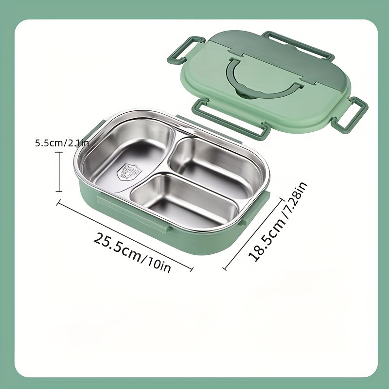Stainless Steel Square Shaped Lunch box