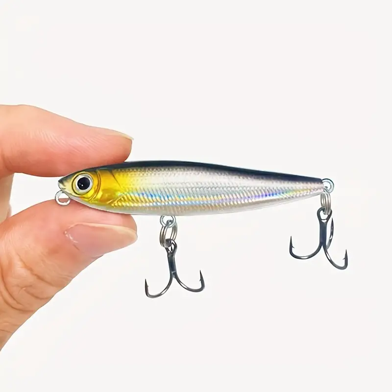 3d Eye Pencil Sinking Fishing Lure Bright Colors Saltwater - Temu