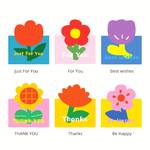 1/3/6pcs, Premium Floral Greeting Cards With Envelopes, 6 Assorted Styles, Small Business Supplies, Thank You Cards, Birthday Gift, Cards, Unusual Items, Gift Cards