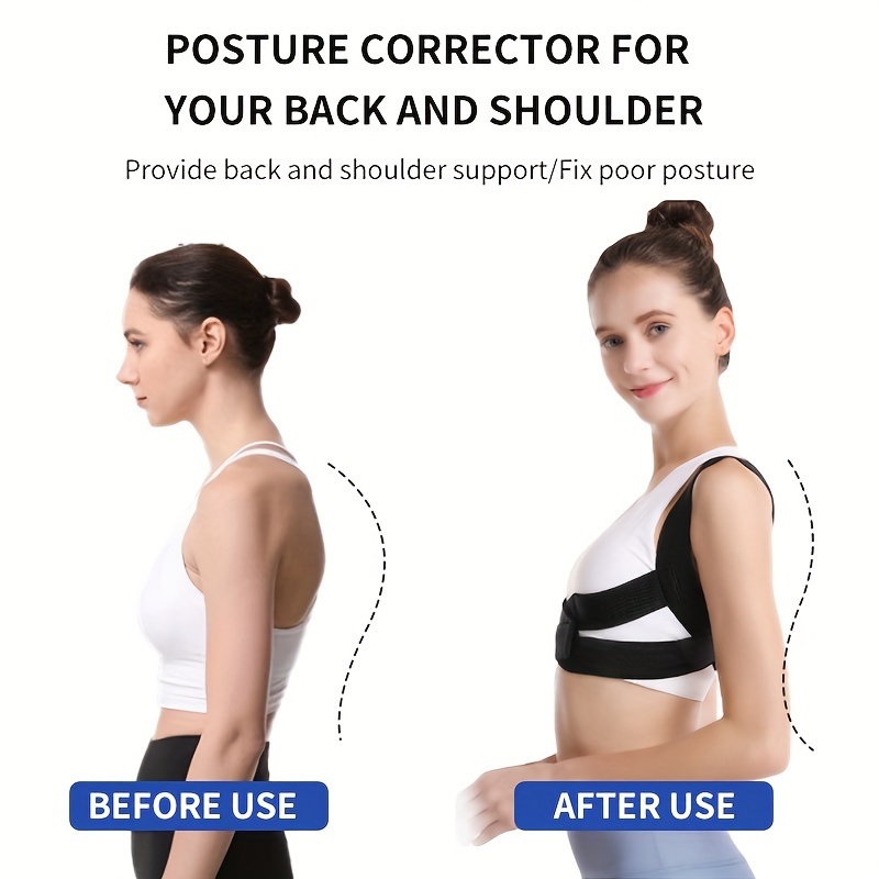 Order A Size Posture Corrector Women Men Adjustable Back - Temu