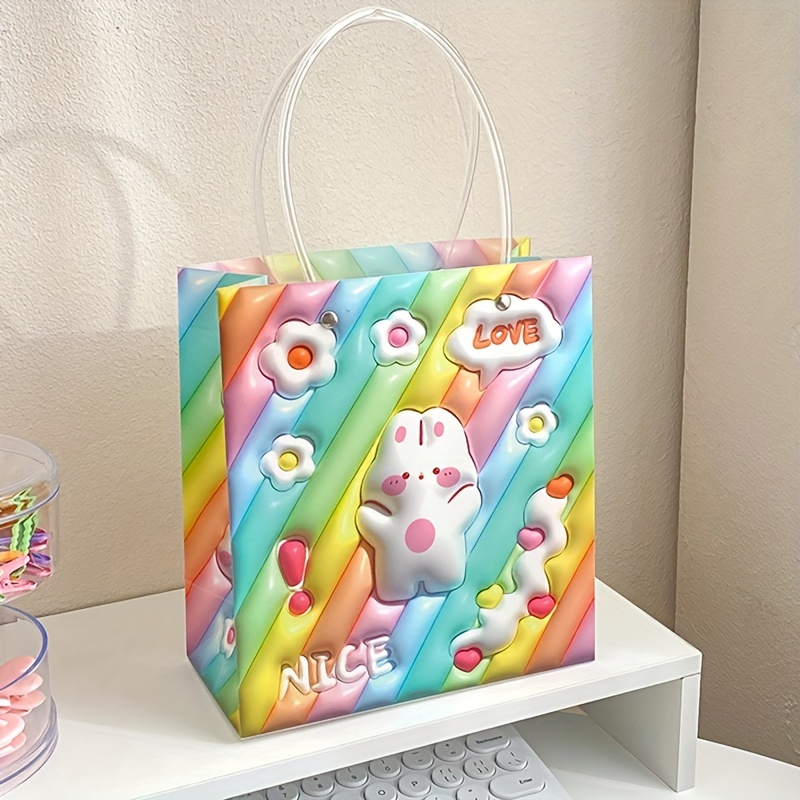 2/4pcs Bolsa Regalo Oso Conejo Tridimensional Dibujos - Temu