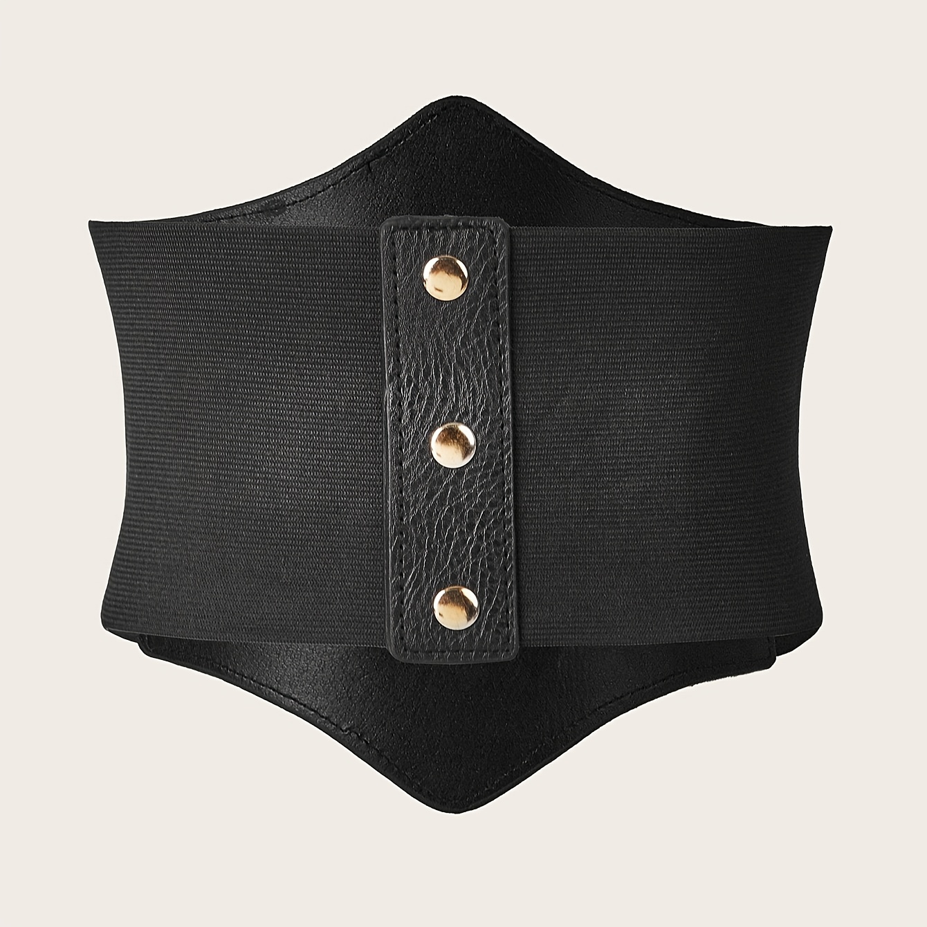 Gothic Skull Rivet Corset Belts Vintage Black Pu Corset - Temu