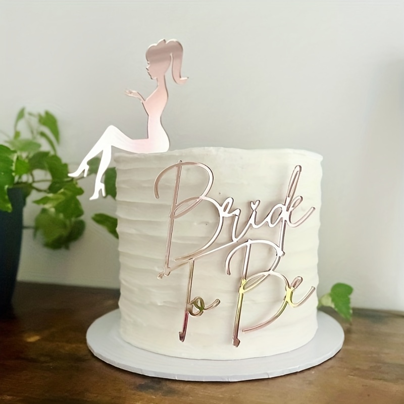 2pcs/Set, Talons Hauts Lady Happy Birthday Acrylic Cake Toppers Wedding  Cake Toppers Pour Les Décorations De Gâteaux De Fête D'anniversaire - Temu  France